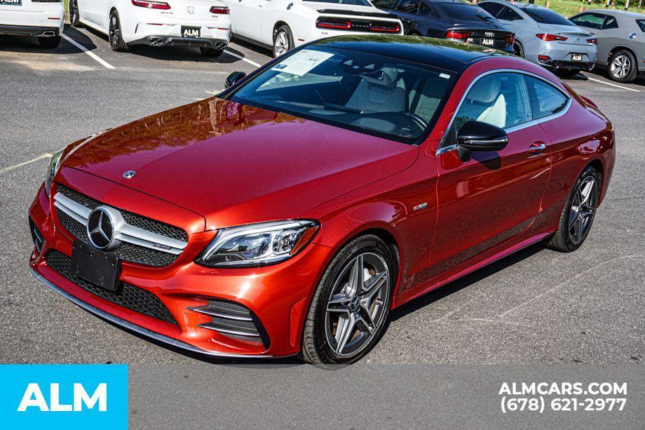 used 2022 Mercedes-Benz AMG C 43 car, priced at $38,960