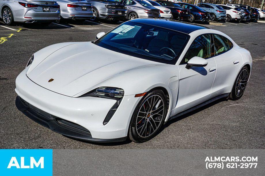 used 2021 Porsche Taycan car, priced at $56,420