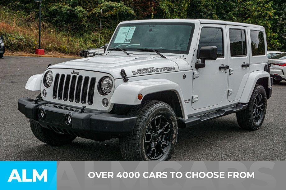 used 2017 Jeep Wrangler Unlimited car, priced at $27,420