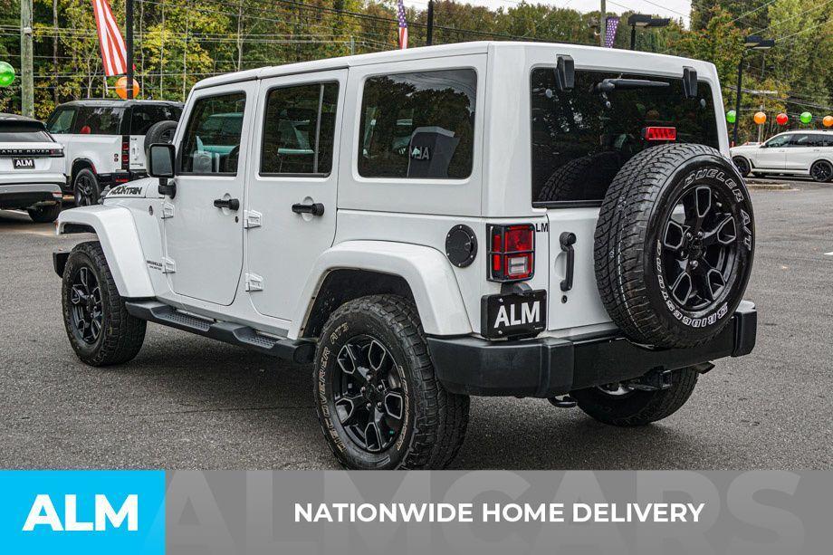 used 2017 Jeep Wrangler Unlimited car, priced at $27,420