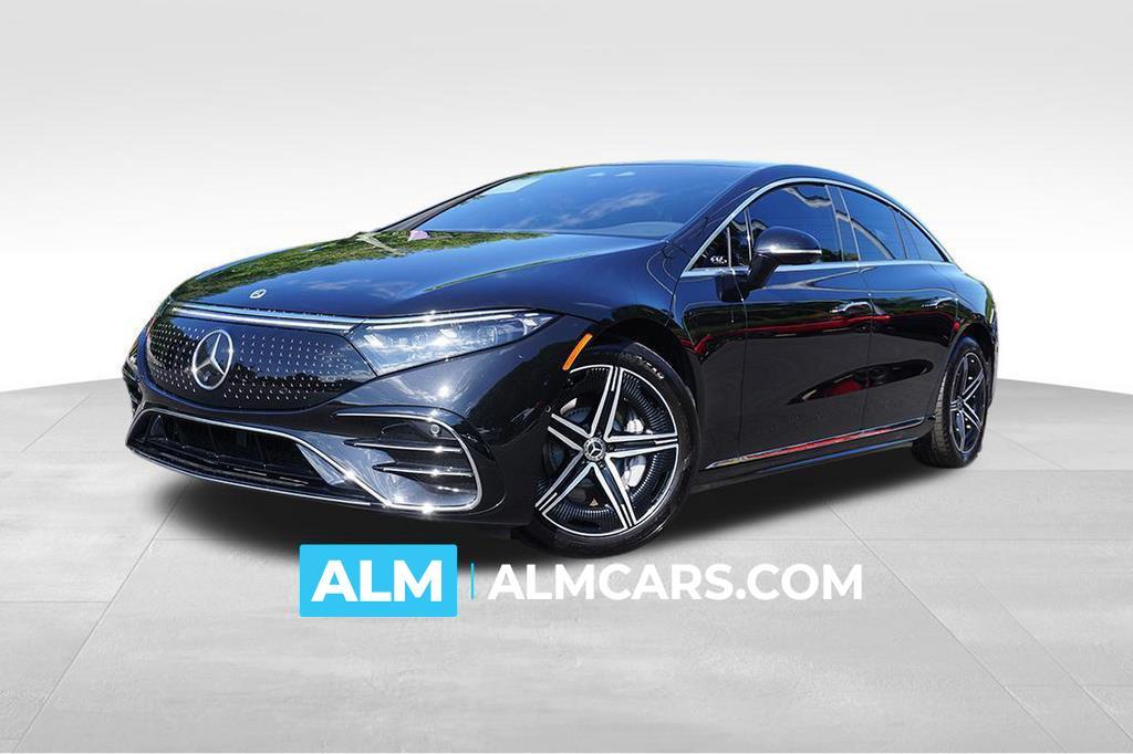 used 2022 Mercedes-Benz EQS 580 car, priced at $73,960