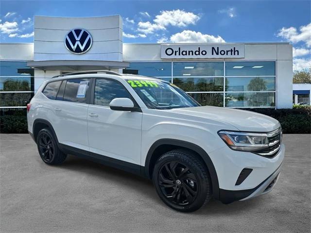 used 2022 Volkswagen Atlas car, priced at $23,499