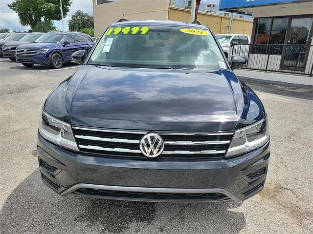 used 2021 Volkswagen Tiguan car, priced at $18,499