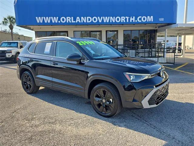 used 2025 Volkswagen Taos car, priced at $23,999