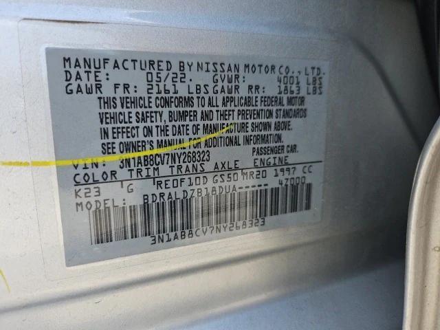 used 2022 Nissan Sentra car, priced at $16,499