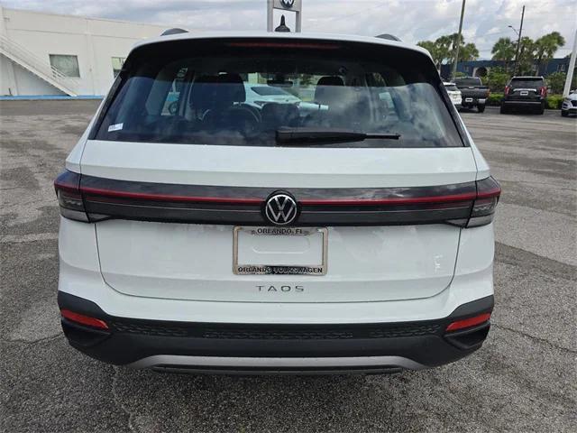 new 2025 Volkswagen Taos car, priced at $25,620