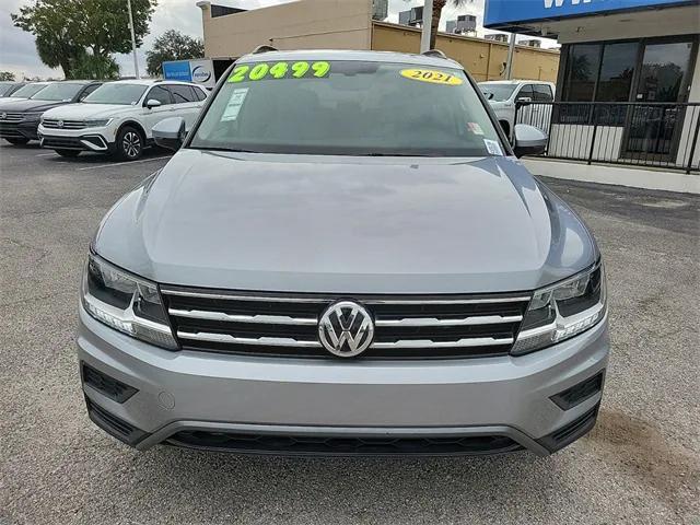 used 2021 Volkswagen Tiguan car, priced at $19,398