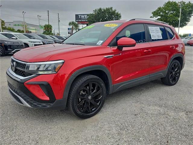 used 2022 Volkswagen Taos car, priced at $18,199