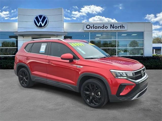 used 2022 Volkswagen Taos car, priced at $18,199