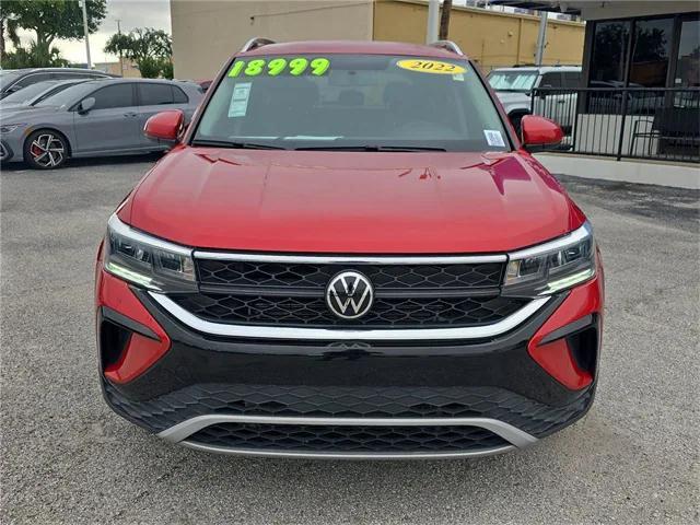 used 2022 Volkswagen Taos car, priced at $18,199