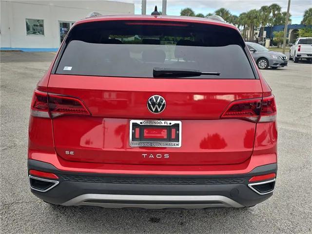 used 2022 Volkswagen Taos car, priced at $18,199