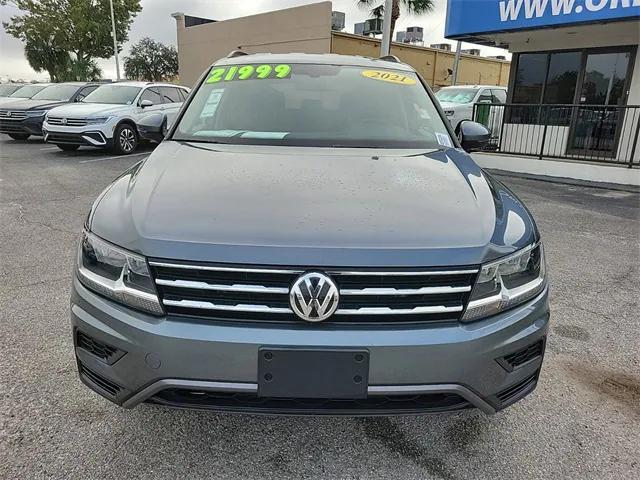 used 2021 Volkswagen Tiguan car, priced at $20,021