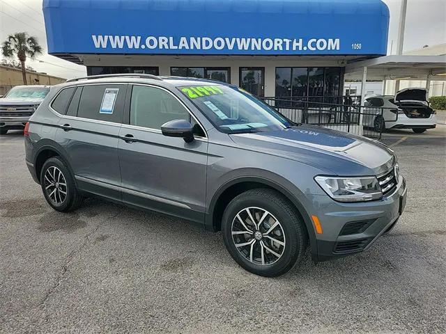 used 2021 Volkswagen Tiguan car, priced at $20,021