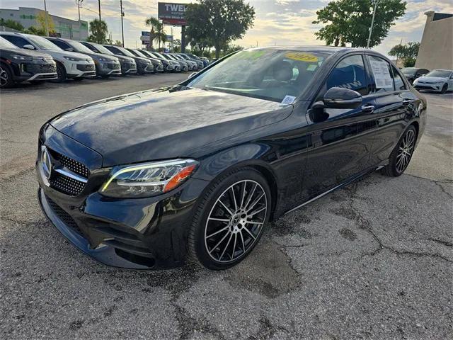 used 2019 Mercedes-Benz C-Class car, priced at $19,595