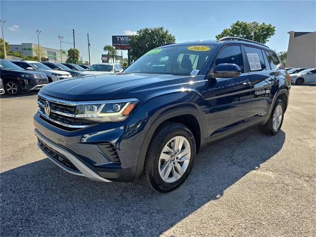 used 2021 Volkswagen Atlas car, priced at $21,799