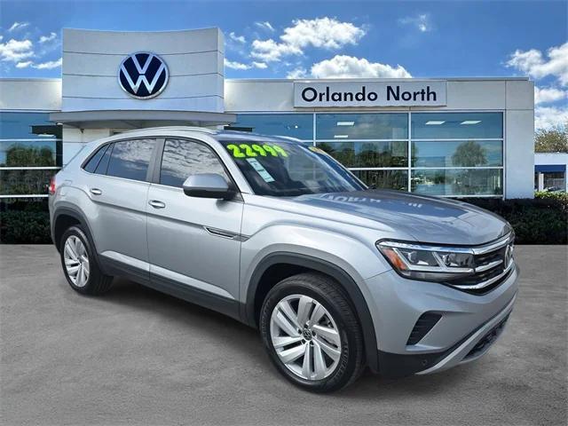 used 2021 Volkswagen Atlas Cross Sport car, priced at $22,999