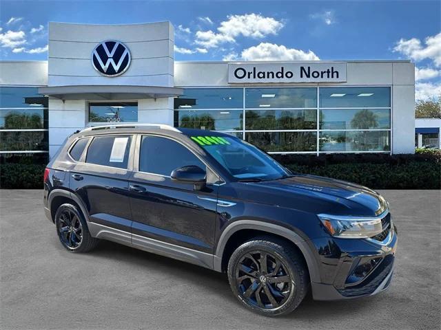 used 2022 Volkswagen Taos car, priced at $18,498