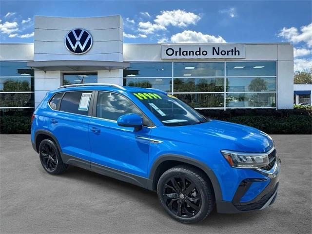 used 2022 Volkswagen Taos car, priced at $19,999