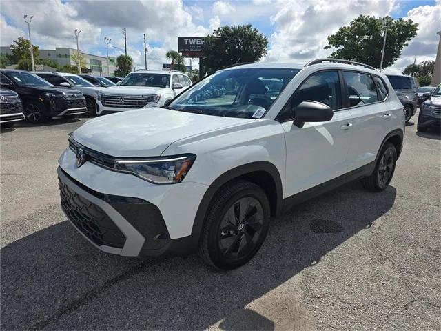new 2025 Volkswagen Taos car, priced at $25,120