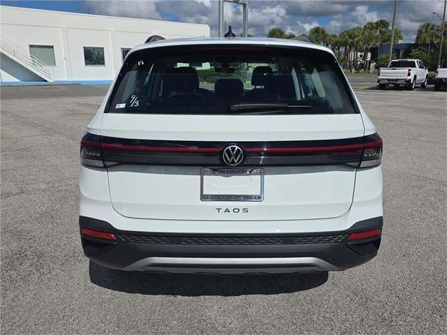 new 2025 Volkswagen Taos car, priced at $25,120
