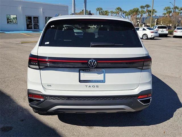 new 2025 Volkswagen Taos car, priced at $28,959