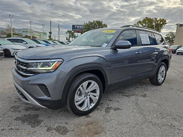 used 2021 Volkswagen Atlas car, priced at $25,595