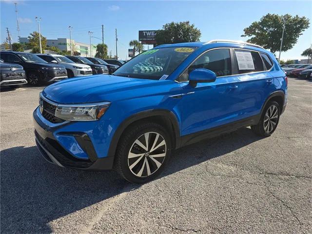 used 2022 Volkswagen Taos car, priced at $18,895