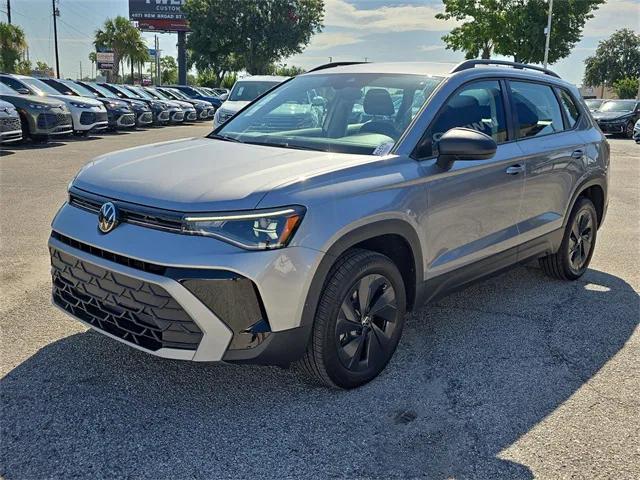 new 2025 Volkswagen Taos car, priced at $25,120