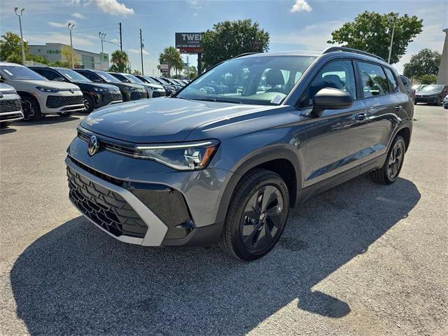 new 2025 Volkswagen Taos car, priced at $25,120
