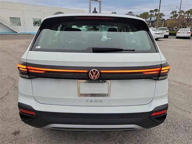 new 2025 Volkswagen Taos car, priced at $25,120