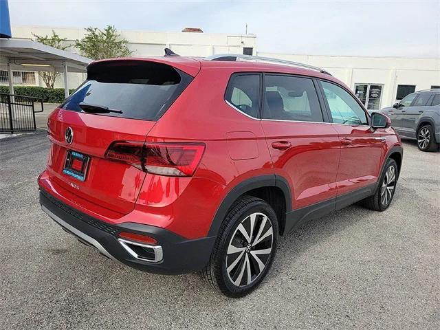 new 2024 Volkswagen Taos car, priced at $28,598