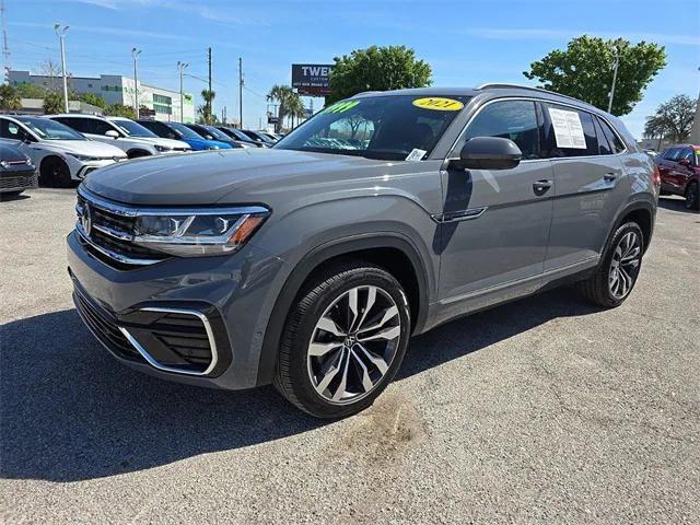 used 2021 Volkswagen Atlas Cross Sport car, priced at $29,995