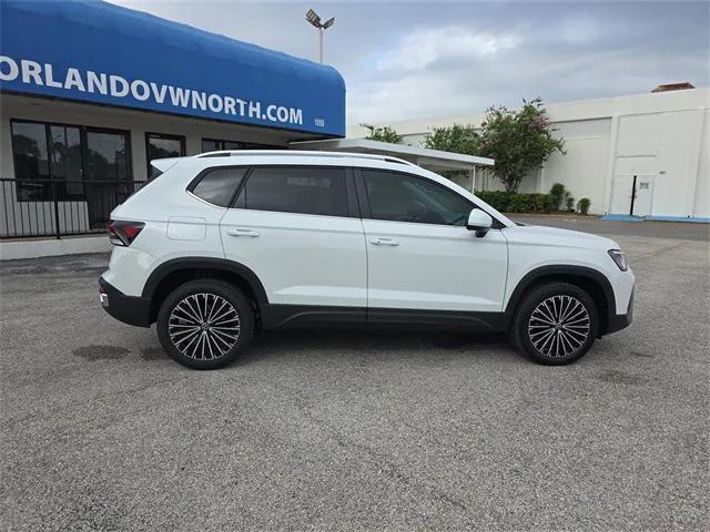 new 2025 Volkswagen Taos car, priced at $28,427