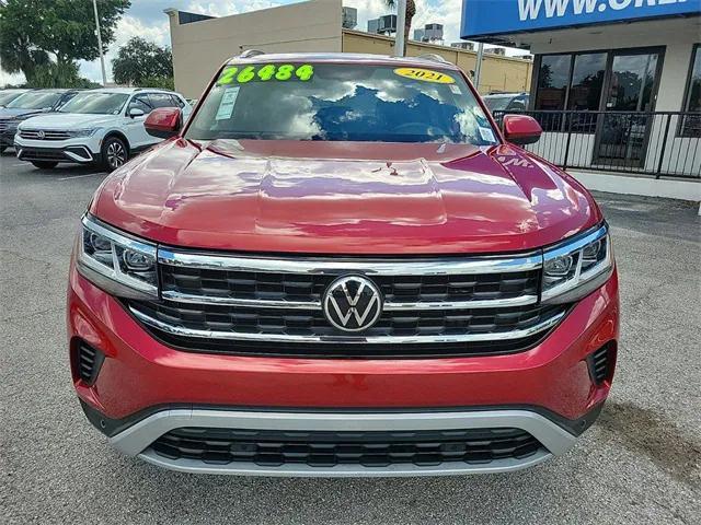 used 2021 Volkswagen Atlas Cross Sport car, priced at $24,499