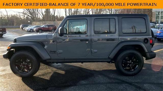 used 2020 Jeep Wrangler Unlimited car, priced at $30,490