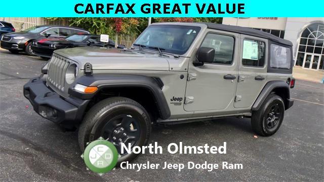 used 2021 Jeep Wrangler Unlimited car, priced at $31,490