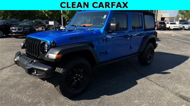 used 2021 Jeep Wrangler car, priced at $32,590