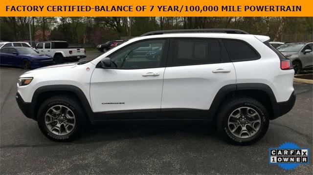 used 2021 Jeep Cherokee car, priced at $27,490