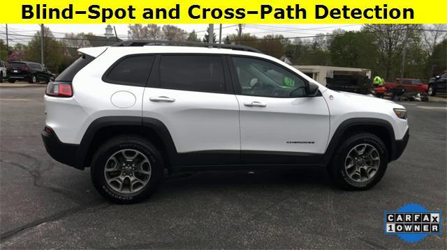 used 2021 Jeep Cherokee car, priced at $27,290
