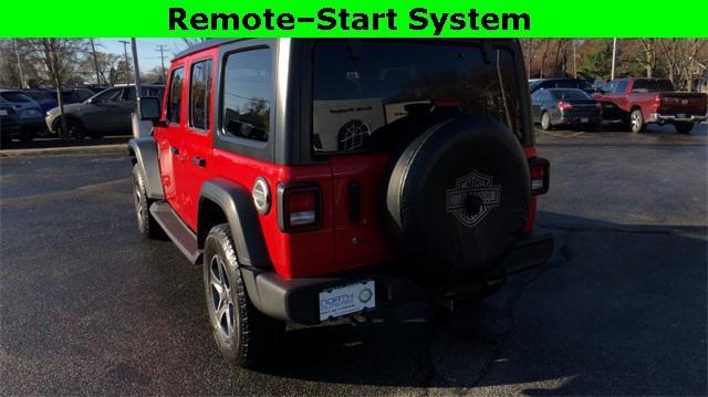 used 2020 Jeep Wrangler Unlimited car, priced at $29,190