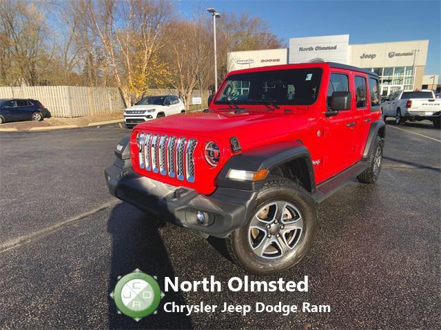 used 2020 Jeep Wrangler Unlimited car, priced at $30,490