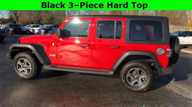 used 2020 Jeep Wrangler Unlimited car, priced at $29,190