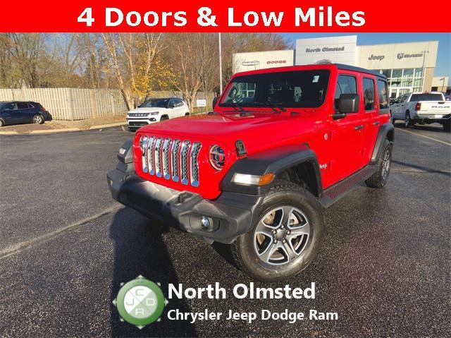 used 2020 Jeep Wrangler Unlimited car, priced at $28,290