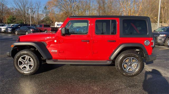 used 2020 Jeep Wrangler Unlimited car, priced at $30,490