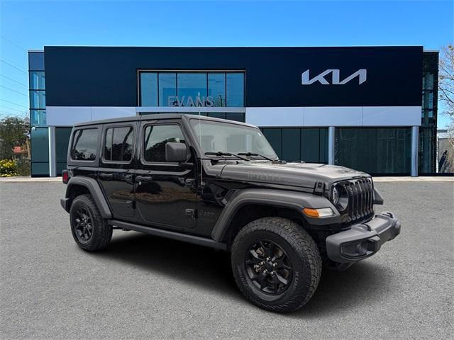 used 2021 Jeep Wrangler Unlimited car, priced at $33,900