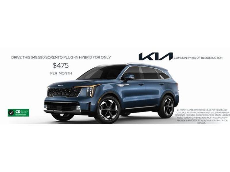 new 2025 Kia Sorento Plug-In Hybrid car, priced at $48,836
