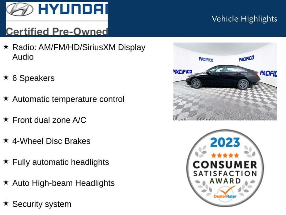 used 2024 Hyundai Elantra car, priced at $23,499