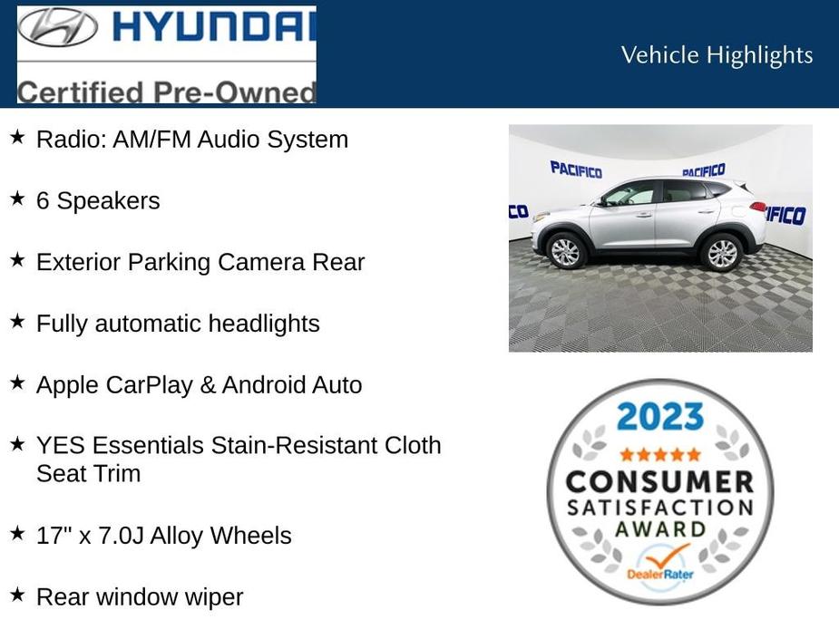 used 2021 Hyundai Tucson car, priced at $20,499