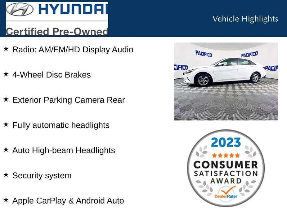 used 2021 Hyundai Elantra car, priced at $16,499
