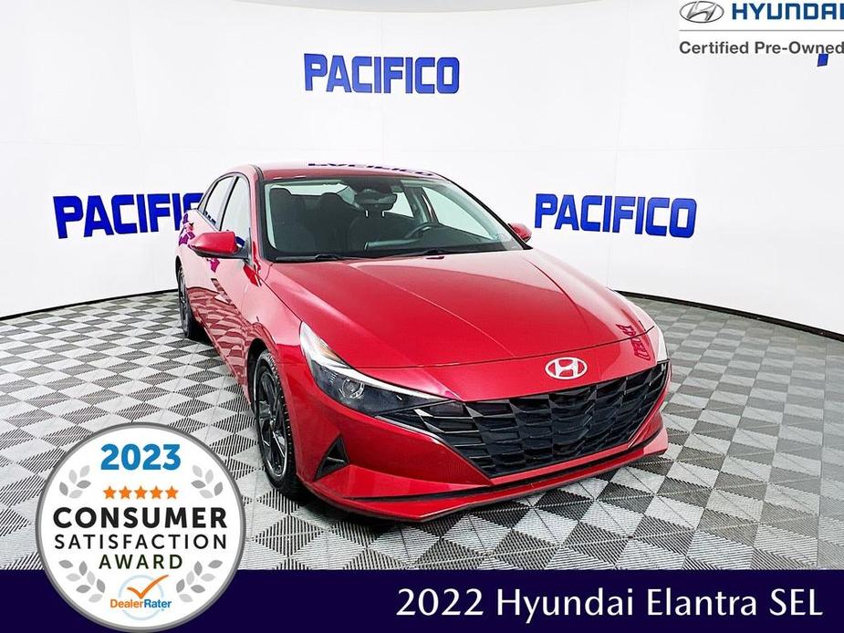 used 2022 Hyundai Elantra car, priced at $19,499